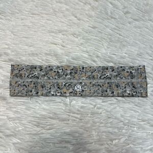 Lululemon Luxtreme Training Headband Sweatband Grey Silicone Non Slip Grip